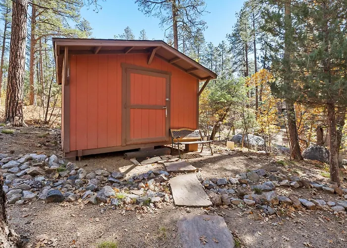 Ponderosa Hideaway 4-br Cabinmtn Viewtrailsbrbq Prescott